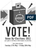 By Election Manifesto Booklet