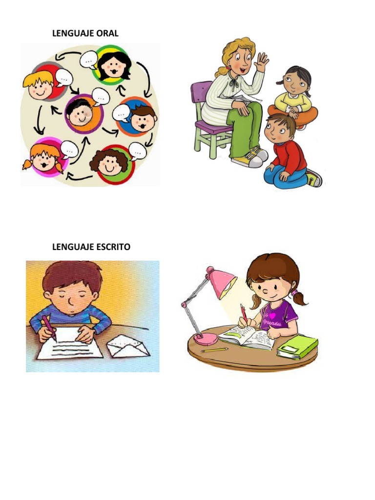 LENGUAJE Oral y Escrito Imagen | PDF