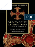 The Cambridge Companion To Old English L