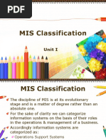 MIS Classification