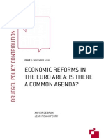 Economic Reforms in The Euro Area: Is There A Common Agenda?