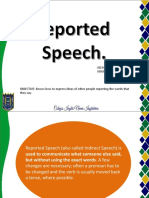 Reported Speech (Décimo)