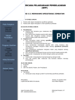 RPP KD 3.5. Spesifikasi jembatan