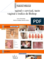 Examen Vaginal y Cervical, Tacto Vaginal e