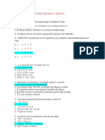 Dibujo Técnico: Prueba de Entrada con 7 Preguntas sobre Conceptos Básicos