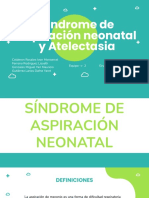 Síndrome de Aspiración Neonatal y Atelectasia