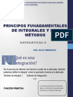 PRINCIPiOS FUNDAMENTALES DE INTEGRALES Y SUS MÉTODOS PRIMERA PARTE