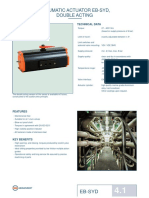 Pneumatic Actuator Eb-Syd, Double Acting Pneumatic Actuator Eb-Syd, Double Acting