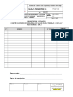 FT-SST-010 Formato de Registro de Votantes para Elección Del COPASST