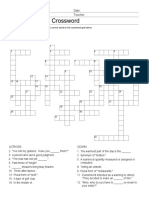 02 Most Common Used Words Crossword Puzzle