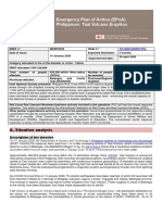 Emergency Plan of Action (Epoa) Philippines: Taal Volcano Eruption