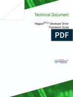 Technical Document: Niagara Developer Driver Framework Guide