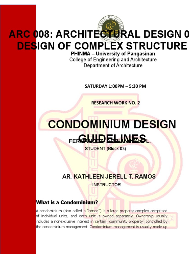Condominium Design Guidelines Overview | PDF | Condominium | Road