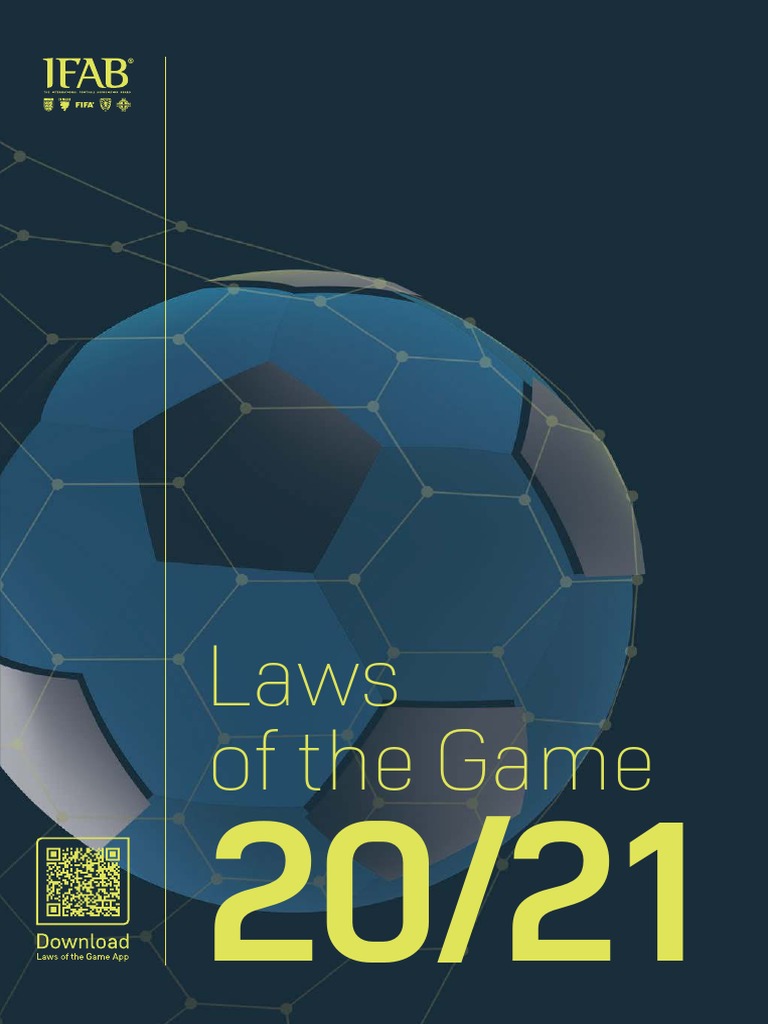 Ifab Laws of The Game 2020 21 PDF Association Football Rules