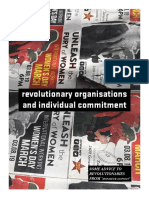 Revolutionary Organisations and Individual Commitment: Some Advice To Revolutionaries From '