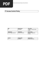 IT Access Control Policy