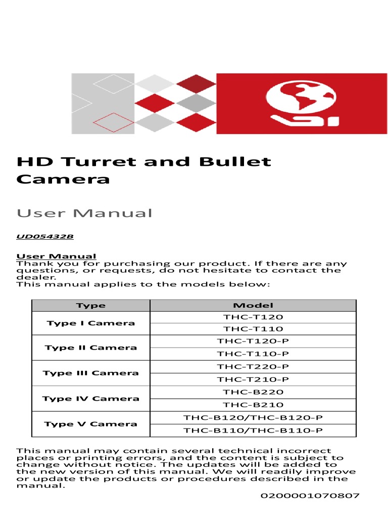 HiLook Camera Installation Manual | PDF | Screw | Exposure (Photography)