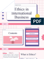 Ethics in International Business