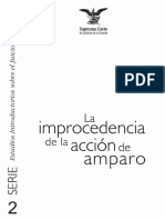 La Inprocedencia de La Accion en El Juicio de Amparo