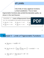 Limits of A Trigonometric Functions