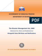 HP Disaster Management Rules and Notifications