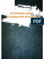 1 Entrepreneurship Examination Reviewer