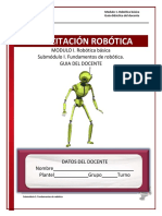 Tercer Semestre Guía Didáctica Docente Robótica - Fundamentos de Robótica