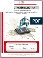 Quinto Semestre Guía Didáctica Docente Robótica - Micro Controladores y Procesadores