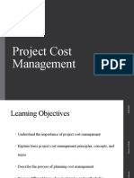 PM Lec 8 Cost Management