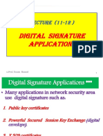 Lecture 13-14 Digital Signature Applications