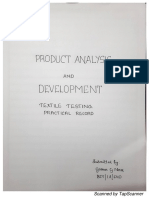 Product Analysis and Development Record Book