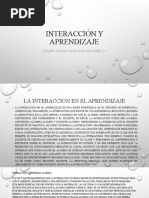 Interacción Del Aprendizaje