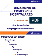 Benchmark indicadores hospitalares