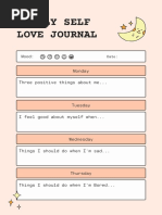 Weekly Self Love Journal