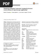 Monitoring Biological Wastewater Treatment Processes: Recent Advances in Spectroscopy Applications