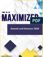 Awards and Honours 2020