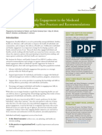 Individual and Family Engagement in The Medicaid Population: Emerging Best Practices and Recommendations