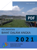 Kecamatan Bayat Dalam Angka 2021