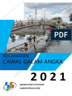 Kecamatan Cawas Dalam Angka 2021