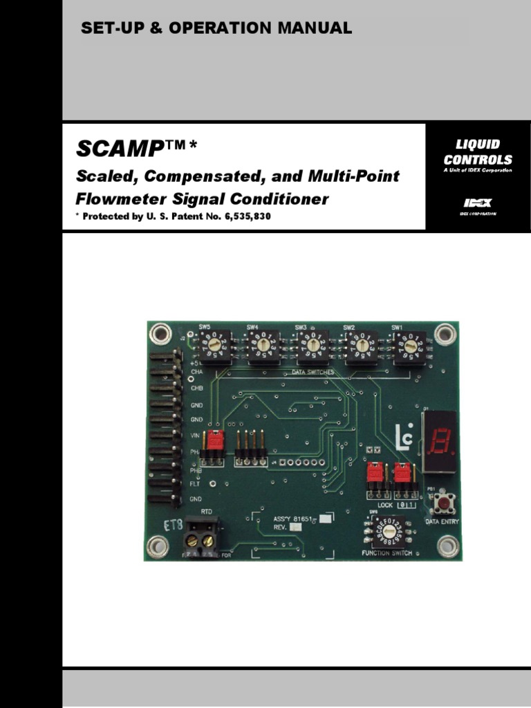 Scamp™ Scaled, Compensated, and MultiPoint Flowmeter Signal