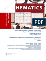 Fundamentos de Matermáticas para Fisicoquímica Ambiental - 1