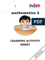 Mathematics 2: Learning Activity Sheet