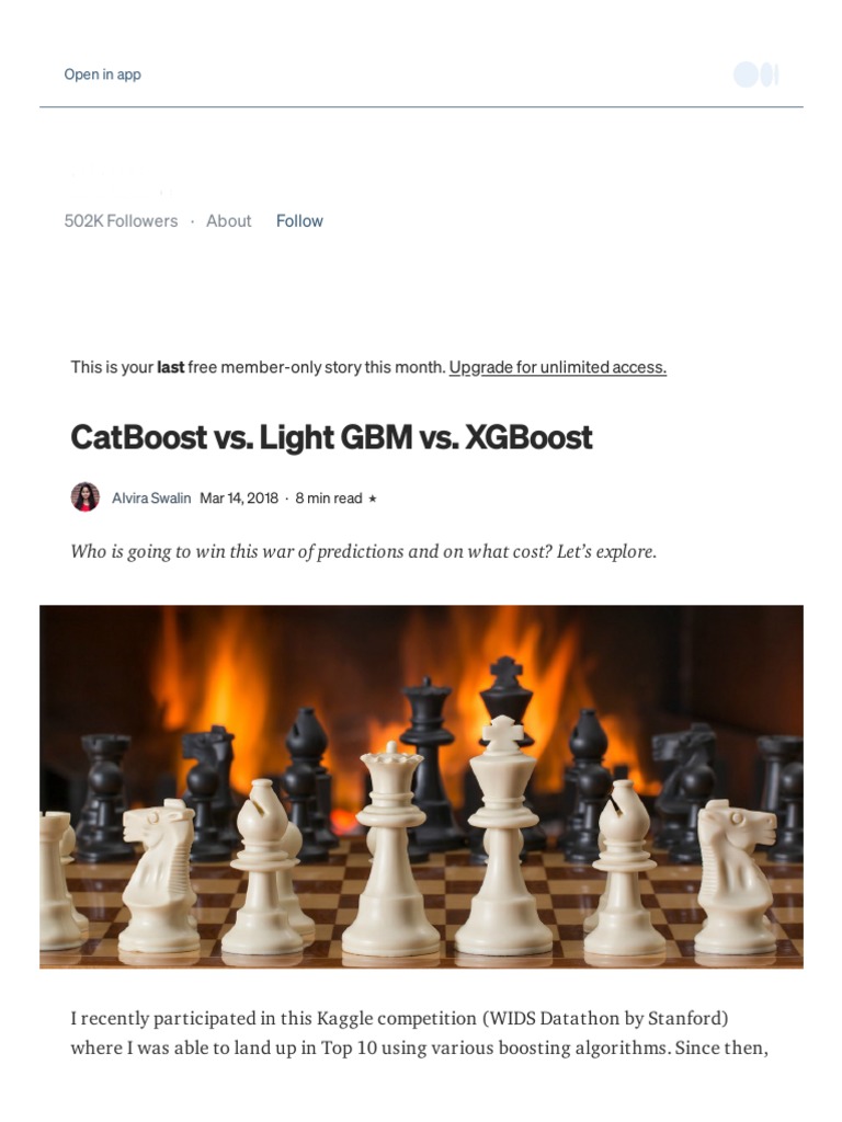 CatBoost vs. Light GBM vs. XGBoost - by Alvira Swalin - Towards Data ...
