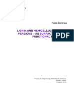 Lignin and Hemicellulose in Dispersions - As Surfactants and Functional Materials