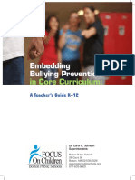 Embedding Bullying Prevention