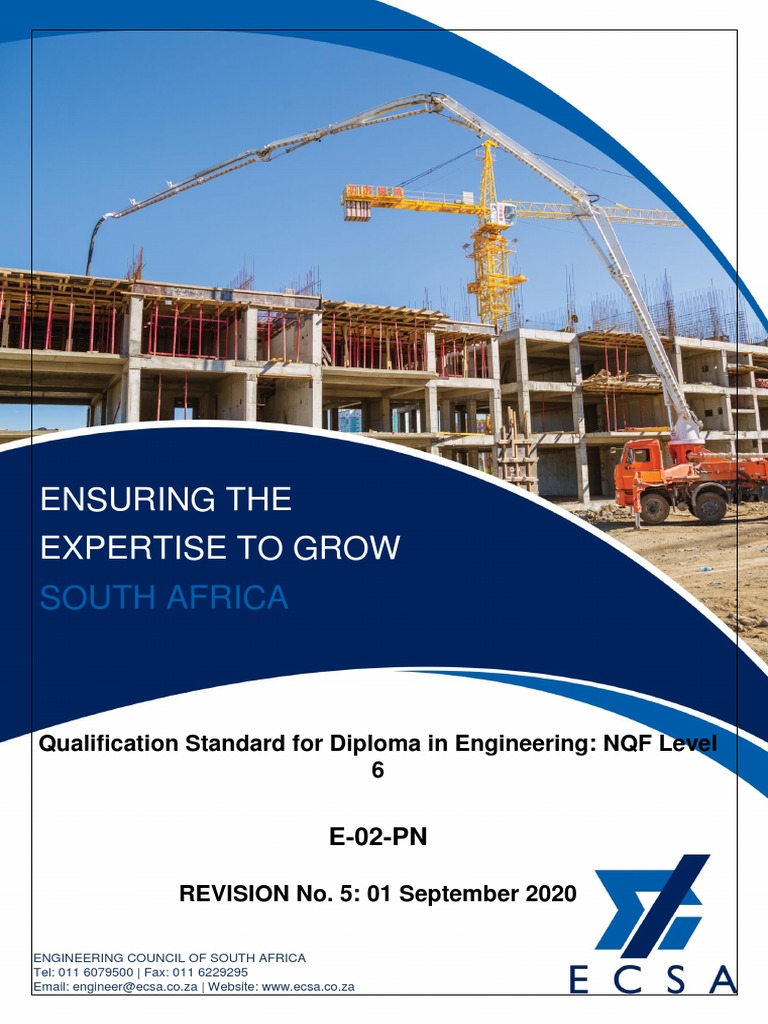 E-02-PN Qualification Standard For Diploma in Engineering NQF Level 6 ...