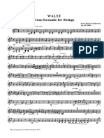Waltz From Serenade For Strings: Violin II