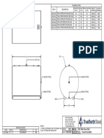 Single Wall Farm Skid Tanks Drawing