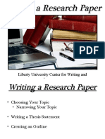 Writing A Research Paper Part 1