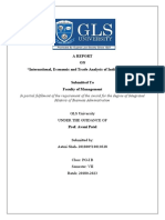 A Report ON "International, Economic and Trade Analysis of India and Kenya" Submitted To Faculty of Management